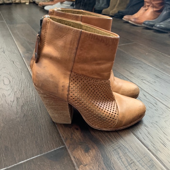 Rag & Bone Ankle Boot Tan Caramel Cognac Brown 7.5 - Picture 2 of 6